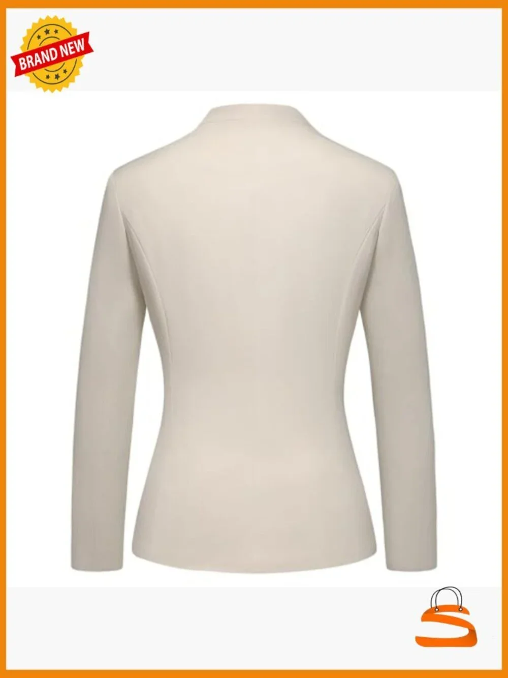 Slim Fit Blazer Pantsuit 2-Piece Business Professional Office Work Attire